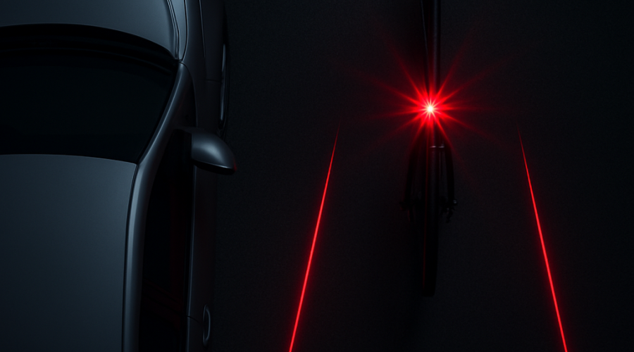 luz de noche desde arriba