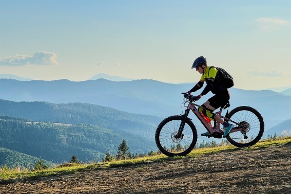 luz bicicleta montaña